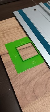 Шаблон для резки отходов рельсового погружного фреза