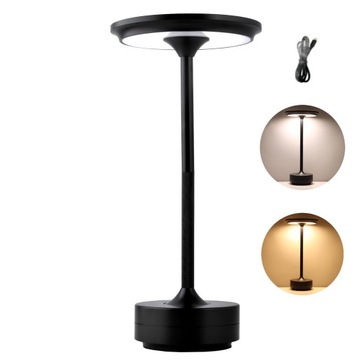 Lampa Biurkowa USB Trzy Warianty Światła, Wytrzymały Korpus z Aluminium