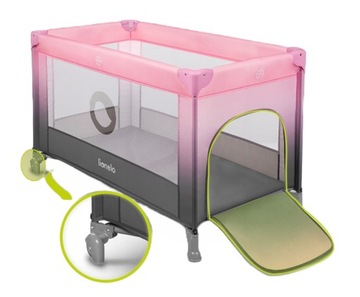 Детская кроватка Lionelo Stefi, РОЗОВЫЙ