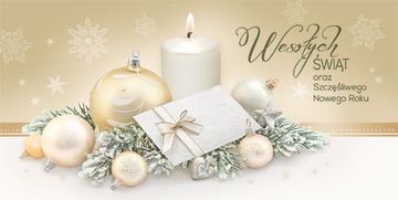 Biznesowe Kartki świąteczne dla firm z tekstem Karka firmowa mix 9 szt ZLT