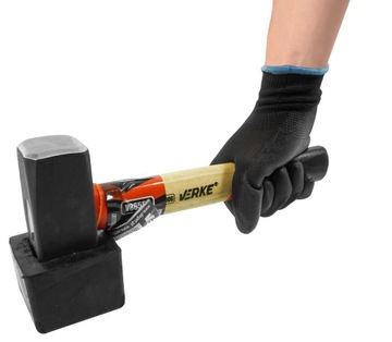 MŁOTEK BRUKARSKI NAKŁADKĄ GUMĄ KOSTKI BRUKU 1500g