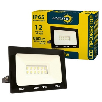 NAŚWIETLACZ REFLEKTOR LAMPA LED OGRODOWA GARAŻOWA DO OGRODU IP65 6500K 10W