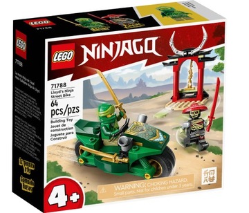 LEGO NINJAGO BLOCKS МОТОЦИКЛ НИНДЗЯ ЛЛОЙДА ПОДАРОК ​​ДЛЯ ДЕТЕЙ 4, 5, 6 ЛЕТ