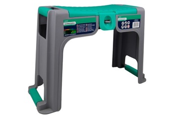 Садовый табурет на коленях с местом для хранения и стулом