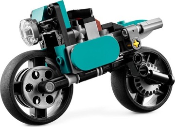 LEGO CREATOR BLOCKS 31135 ВИНТАЖНЫЙ МОТОЦИКЛ 3В1 ИГРУШКИ ДЛЯ ДЕТЕЙ + СУМКА