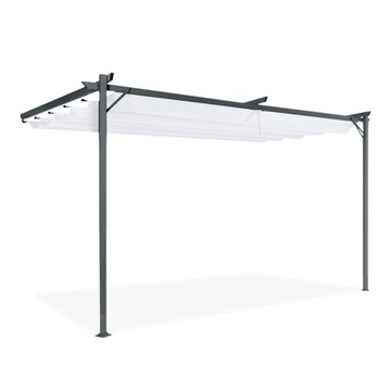 Elegancka Pergola Tarasowa BreezeLux 4x2.7 – Biel