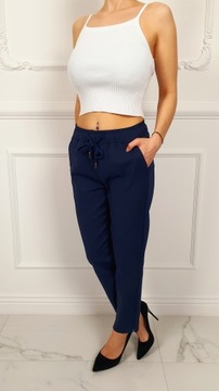 ЭЛЕГАНТНЫЕ ЖЕНСКИЕ БРЮКИ НА ЭЛАСТИКЕ 7/8 больших размеров