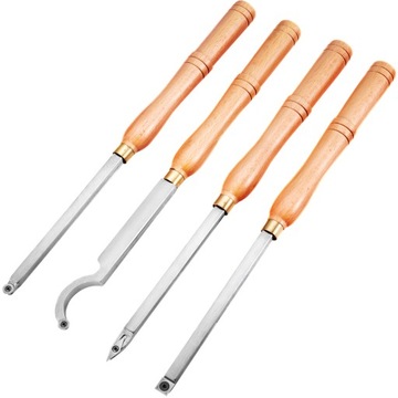 VEVOR Dłuta do Drewna Do Tokarki 4szt 42cm T15 T20