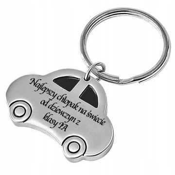 Brelok auto z GRAWEREM Prezent na Dzień Chłopaka