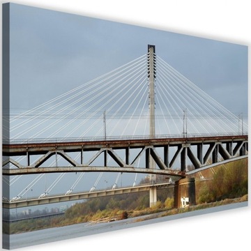 Obraz na płótnie 120x80 nowoczesny most budowla