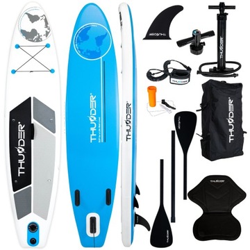 Deska SUP 320CM stand up nadmuchiwana z wiosłem + krzesełko Thunder