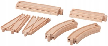 IKEA LILLABO szyny tory do kolejki 10 elementów