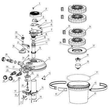 НАПОРНЫЙ ФИЛЬТР CPF-5000 для пруда, УФ-лампа, 8м3
