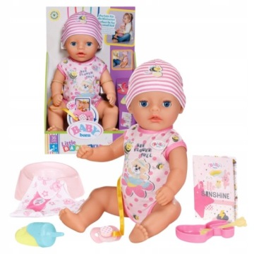 BABY BORN LALKA LENA LALECZKA INTERAKTYWNA DZIEWCZYNKA AKCESORIA BOBAS 36CM