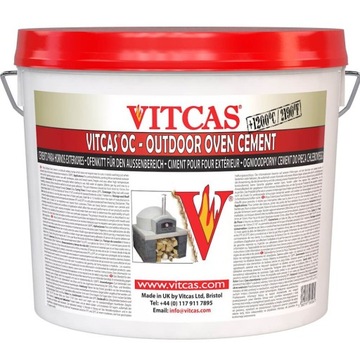 ZAPRAWA DO CEGIEŁ SZAMOTOWYCH WĘDZARNI GRILLI NA ZEWNĄTRZ VITCAS OC 10kg