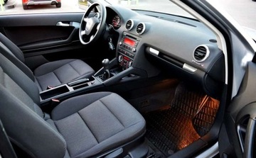 Audi A3 8P Hatchback 3d 1.6 102KM 2009 Audi A3 Klimatyzacja, Ksenony, Podgrzewane fotele, Czujniki parkowania tyl, zdjęcie 6