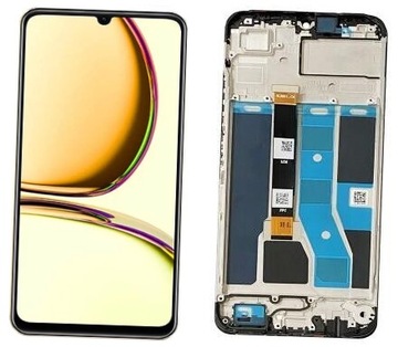 WYŚWIETLACZ LCD EKRAN DOTYK DO REALME C53 RMX3760 RAMKA+ DARMOWY PORADNIK