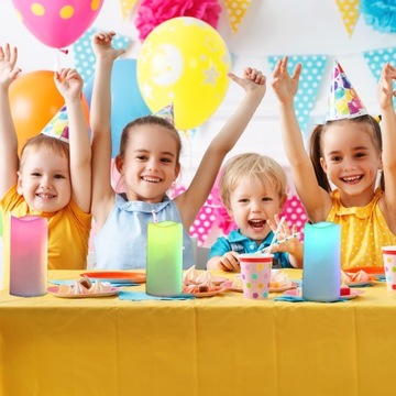 НАБОР ЦВЕТНЫХ ДИСТАНЦИОННЫХ СВЕЧЕЙ RGB LED