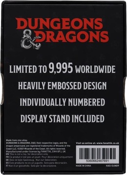 НАБОР DND MONSTER MANUAL + INGOT LIMITED EDITION ENG BAR