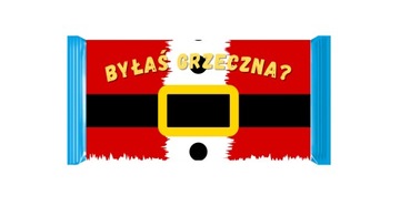 Czekolada BYŁAŚ GRZECZNA? Prezent na Mikołajki dla ŻONY Dziewczyny, Kobiety