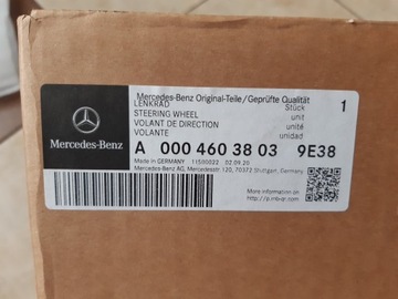 РУЛЕВОЕ КОЛЕСО - КОЖАНОЕ - MERCEDES C CLASS W205 - AMG