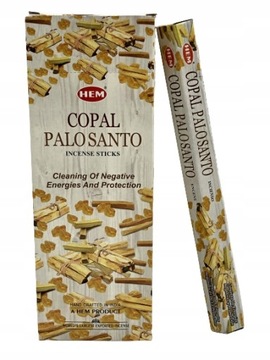 Kadzidła HEM Kopal-Palo Santo, Graniaste 20 sztuk