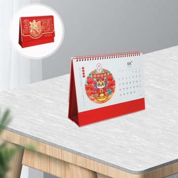 КАЛЕНДАРЬ НА 2024 ГОДА НА СТОЛ - ПЕРЕВЕРНУТЫЙ, СТОЯЩИЙ, ДЕКОРАТИВНЫЙ