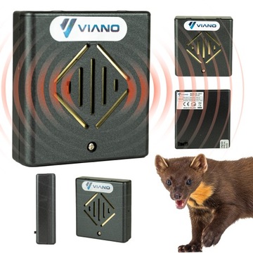 Odstraszacz Viano Quadro OB1 bateryjny na kuny, myszy, szczury 4 x LR6