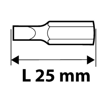 Биты-отвертки PH2 x 25 мм, 10 шт.