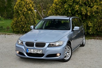 BMW Seria 3 E90-91-92-93 Touring E91 2.0 318d 143KM 2010 BMW 3 2.0d Navi Xenon NOWY ROZRZĄD Panorama Uchwyty Na Napoje Bezwypadkowa