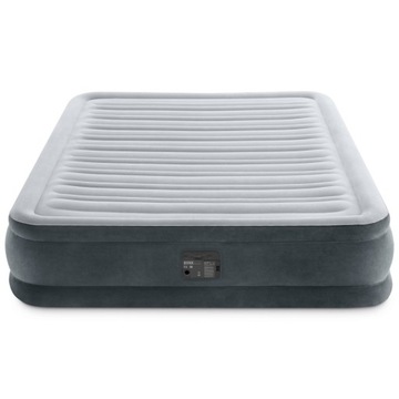 Большая двухместная кровать с надувным матрасом Intex и насосом