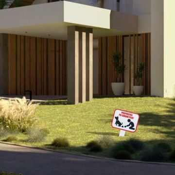 Доска Доска Убери за собакой 30х20