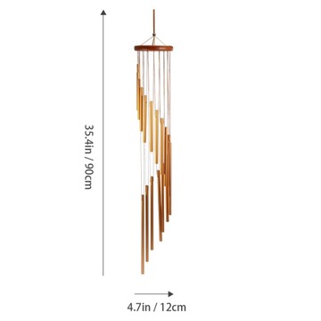 ПОДВЕСНОЙ ЗВУКОВОЙ ЗВУКОВОЙ ЗВУКОВОЙ ЗВУКОВОЙ ЗВУКОВОЙ КОЛОКОЛЬЧИК С 18 ТРУБКАМИ ПОВОРОТНЫЙ