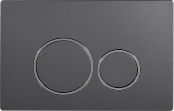 Przycisk Dopio gun metal do stelaża wc GEBERIT Sigma Duofix UP320 UP720