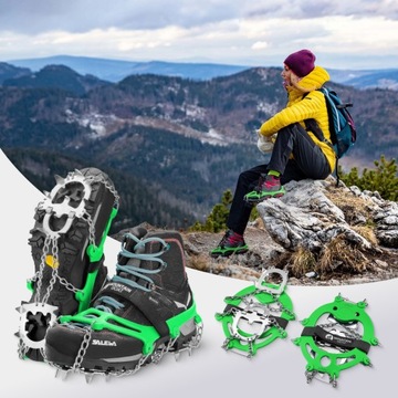 Кошки PREMIUM XL, футляр, ручки для обуви, лед и снег.