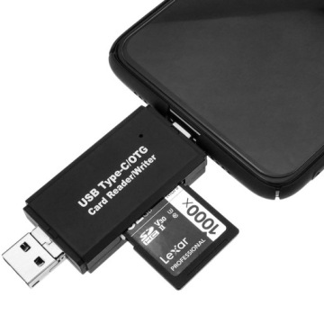 5 В 1 SD MICROSD USB КАРТРИДЕР USB-C MICROUSB OTG