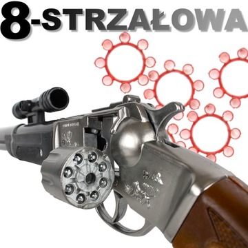 СТРЕЛЬБА GONHER METAL SHOT ДЛЯ КОВБОЙСКИХ КЕПОК, ВИНТОВКА НА 8 ВЫСТР.