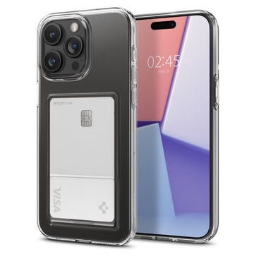 SPIGEN ETUI PLECKI DO IPHONE 15 PRO MAX + SZKŁO HARTOWANE GRATIS