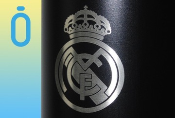 REAL MADRYT BIDON TERMICZNY RUNBOTT CERAMICZNY CZARNY 600 ML