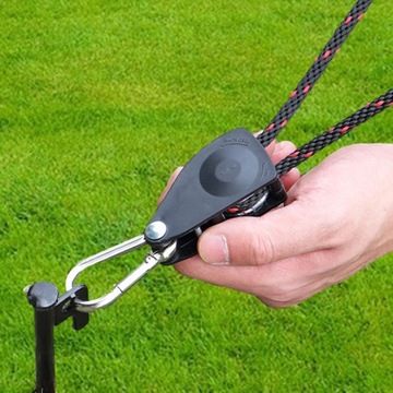 Натяжитель троса для палатки «1/4» с карабинами, веревка