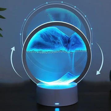 Динамическая картина из песка, движущиеся 3D-украшения из песка