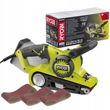 ЭЛЕКТРИЧЕСКАЯ ЛЕНТОЧНО-ШЛИФОВАЛЬНАЯ МАШИНА RYOBI 800ВТ 76ММ EBS800 ЦИКЛОННАЯ ЛЕНТОЧНО-ШЛИФОВАЛЬНАЯ МАШИНА