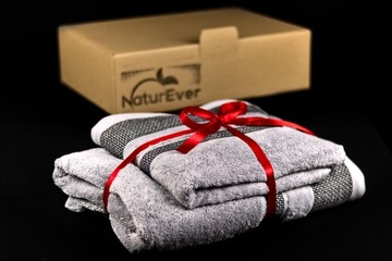 4x НАБОР банных полотенец ПОДАРОК ​​розовый фиолетовый