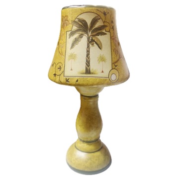 Świecznik ceramiczny lampka palmy