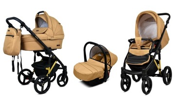 BabyLux Wózek 3w1 dziecięcy spacerówka UZO ALU