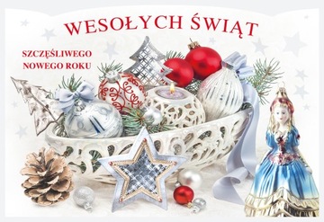 POCZTÓWKA KARTKA Boże Narodzenie ŚWIĘTA 1 SZTUKA