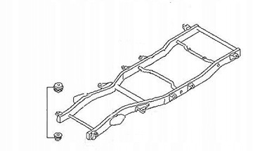 ПОДУШКА ПЕРЕДНЕЙ РАМКИ NISSAN PATROL Y61