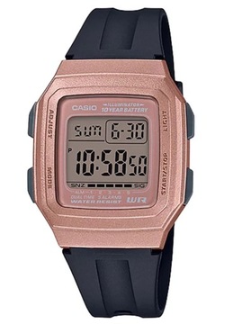 ZEGAREK DAMSKI CASIO Vintage F-201WAM-5AVEF + BOX + GRAWER