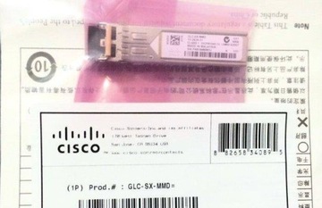 GLC-SX-MMD Moduł 1G SFP MMF 850nm LC Duplex550m DOM Cisco Transceiver