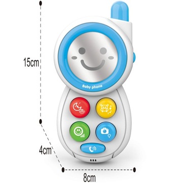 ИНТЕРАКТИВНАЯ ОБРАЗОВАТЕЛЬНАЯ ИГРУШКА ВУПИ С ПОДСВЕТКОЙ И ЗВУКАМИ ДЛЯ МОБИЛЬНОГО ТЕЛЕФОНА